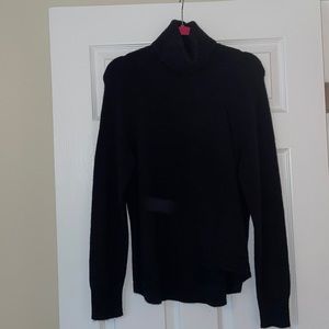 J crew black turtleneck sweater